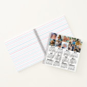 2023カレンダーカスタム10ファミリフォトDIY モダン ノートブック (内部)