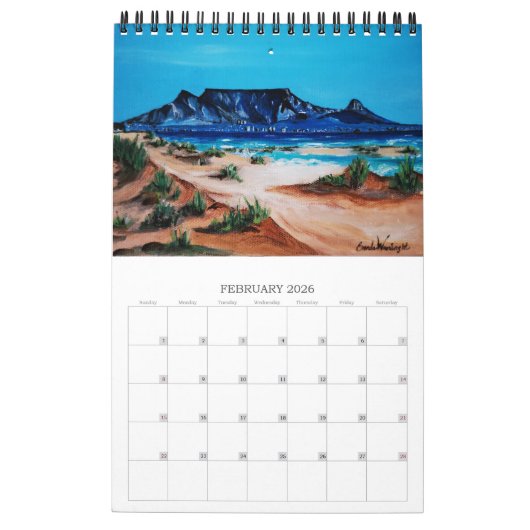2023カレンダーケープタウンの雰囲気 カレンダー (2月 2026)