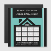 2023カレンダーハウスパーソナライズされたマグネット (正面/裏面)