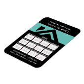 2023カレンダーハウスパーソナライズされたマグネット マグネット (左側)