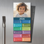 2023カレンダー1フォトコラージュの背カラフル景