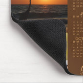 2023カレンダー3フォトパーソナライズされたカスタムカラー マウスパッド (コーナー)