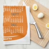 2023カレンダー(新しいバージョンの説明を参照) キッチンタオル (四つ折り)