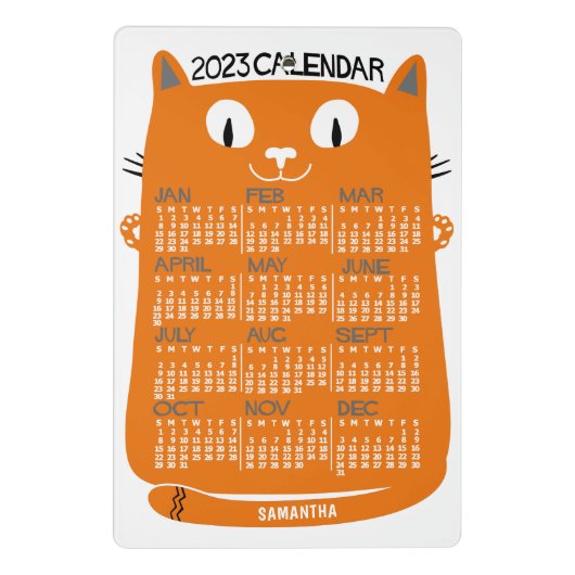 2023カレンダー(新しいバージョンの説明を参照) ミニクリップボード (裏面)