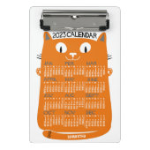 2023カレンダー(新しいバージョンの説明を参照) ミニクリップボード (正面)