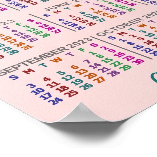 2023カレンダー(最新版は説明欄を参照) ポスター (角)