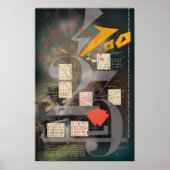 2023カレンダー FLOMMus CENTAVo  ポスター (正面)