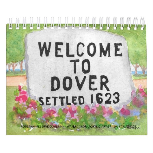 2023カレンダー – ROSEANN MESERVE ARTIST カレンダー (カバー)