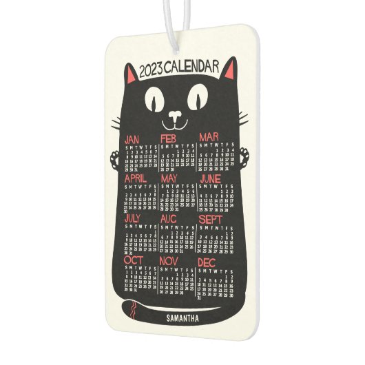 2023カレンダ(最新・バージョンの説明を参照) カーエアーフレッシュナー (左)