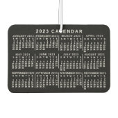 2023カレンダ(最新・バージョンの説明を参照) カーエアーフレッシュナー (正面)