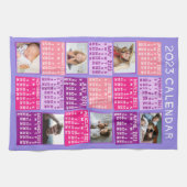 2023カレンダ(最新・バージョンの説明を参照) キッチンタオル (横)