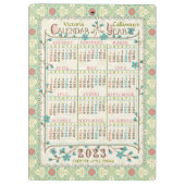 2023カレンダ(最新・バージョンの説明を参照) クリップボード (裏面)