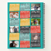 2023カレンダ(最新・バージョンの説明を参照) ノートブック (裏面)