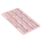 2023カレンダ(最新・バージョンの説明を参照) マグネット (右側)