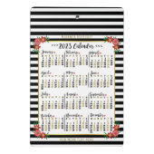 2023カレンダ(最新・バージョンの説明を参照) ミニクリップボード (裏面)