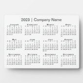 2023カレンミニマルダー会社名デスクトップ フォトプラーク (正面)