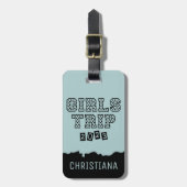 2023ガールズトリップ女子ウィークエンドバケーション ラゲッジタグ (正面縦)