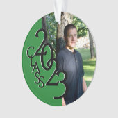 2023グリーンカスタムクラス写真 オーナメント (正面)