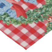 2023グリーンレッドジンジャージャースジンガム テーブルクロス (アングル)