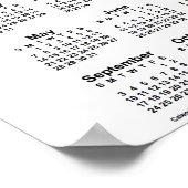 2023コスモスカレンダー by Janz ポスター (角)