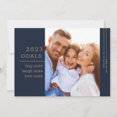 2023ゴールスタイリッシュモダン年末年始の写真 シーズンカード (正面)