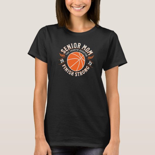 2023シニアバスケットボールママ Tシャツ (正面)