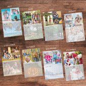 2023シンプルカスタム写真コラージュ4/月 カレンダー