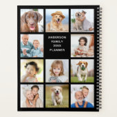 2023シンプルコラージュパーソナライズされたアポイントメント プランナー手帳 (裏面)