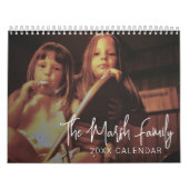 2023シンプルモダンカスタム写真写真 – 14 カレンダー (カバー)