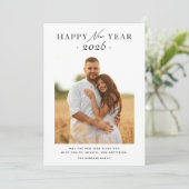 2023シンプル年エレガントの新年の写真 シーズンカード (スタンド正面)