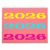 2023シンプル年カラフル1月2023モダン年 カレンダー (カバー)