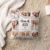 2023シンプル年ハートフォトコラージュのとシックなクラス クッション (ブランケット)