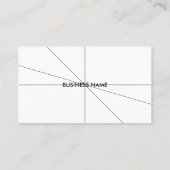 2023シンプル年6月ビジネスカード 名刺 (裏面)