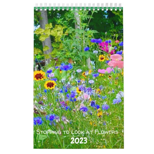 2023ストップ年の花を見る カレンダー (カバー)