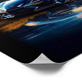 2023トヨタGRスープラスポーツカー ポスター (角)