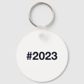 2023ハッシュタグ2誕生日記念日 キーホルダー (正面)