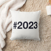 2023ハッシュタグ2誕生日記念日 クッション (ブランケット)