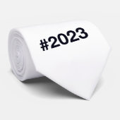 2023ハッシュタグ2誕生日記念日 ネクタイ (ロール)