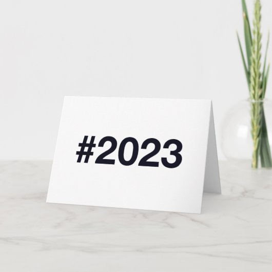 2023ハッシュタグ カード (正面)