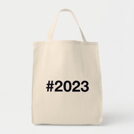 2023ハッシュタグ トートバッグ (正面)