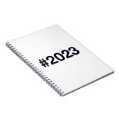 2023ハッシュタグ ノートブック (右側)