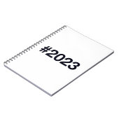 2023ハッシュタグ ノートブック (左側)