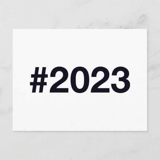 2023ハッシュタグ ポストカード (正面)