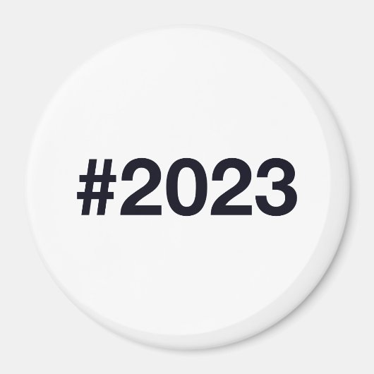 2023ハッシュタグ マグネット (正面)