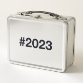 2023ハッシュタグ メタルランチボックス (正面)