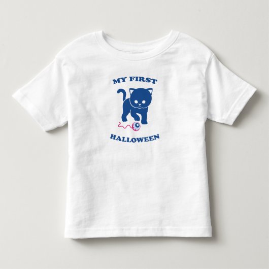 2023ハロウィン赤ちゃん男の子女の子初めての可愛い衣装 トドラーTシャツ (正面)