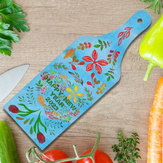 2023パーソナライズされた年末年始 カッティングボード