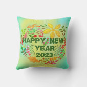 2023パーソナライズされた年末年始 クッション (裏面)
