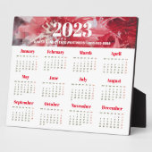 2023ビジネスカレンダーイーゼル フォトプラーク (側面)