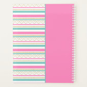 2023ピンクアポイントメントブックグリッターハート名 プランナー手帳 (裏面)